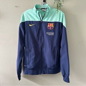 ✨Nike | Men's FC Barcelona Jacket | FCB | Dri-Fit | Zipper | Soccer | Futbol